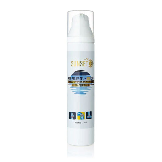 Sunset CBD Pain Relief Cream Gel