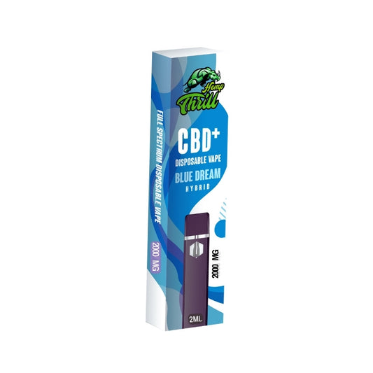 Hemp Thrill CBD+ Disposable Pen - Blue Dream 2000mg