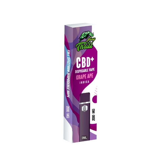 Hemp Thrill CBD+ Disposable Pen - Grape Ape 2000mg
