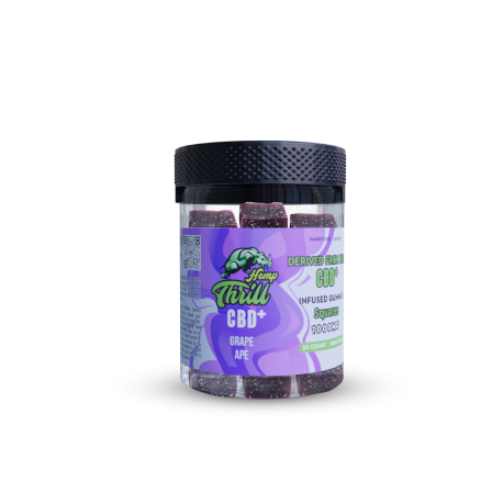 Hemp Thrill CBD+ Ultra Gummies 1000mg – Grape Ape