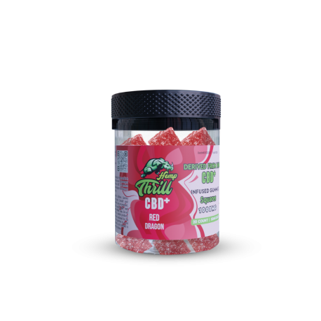 Hemp Thrill CBD+ Ultra Gummies 1000mg – Red Dragon